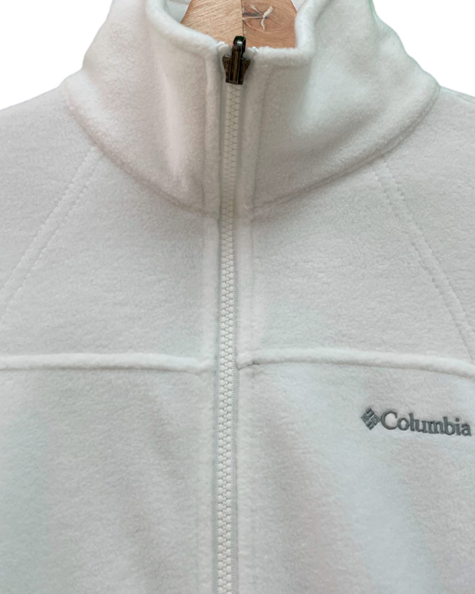 Casaca Polar Columbia Dama Blanco