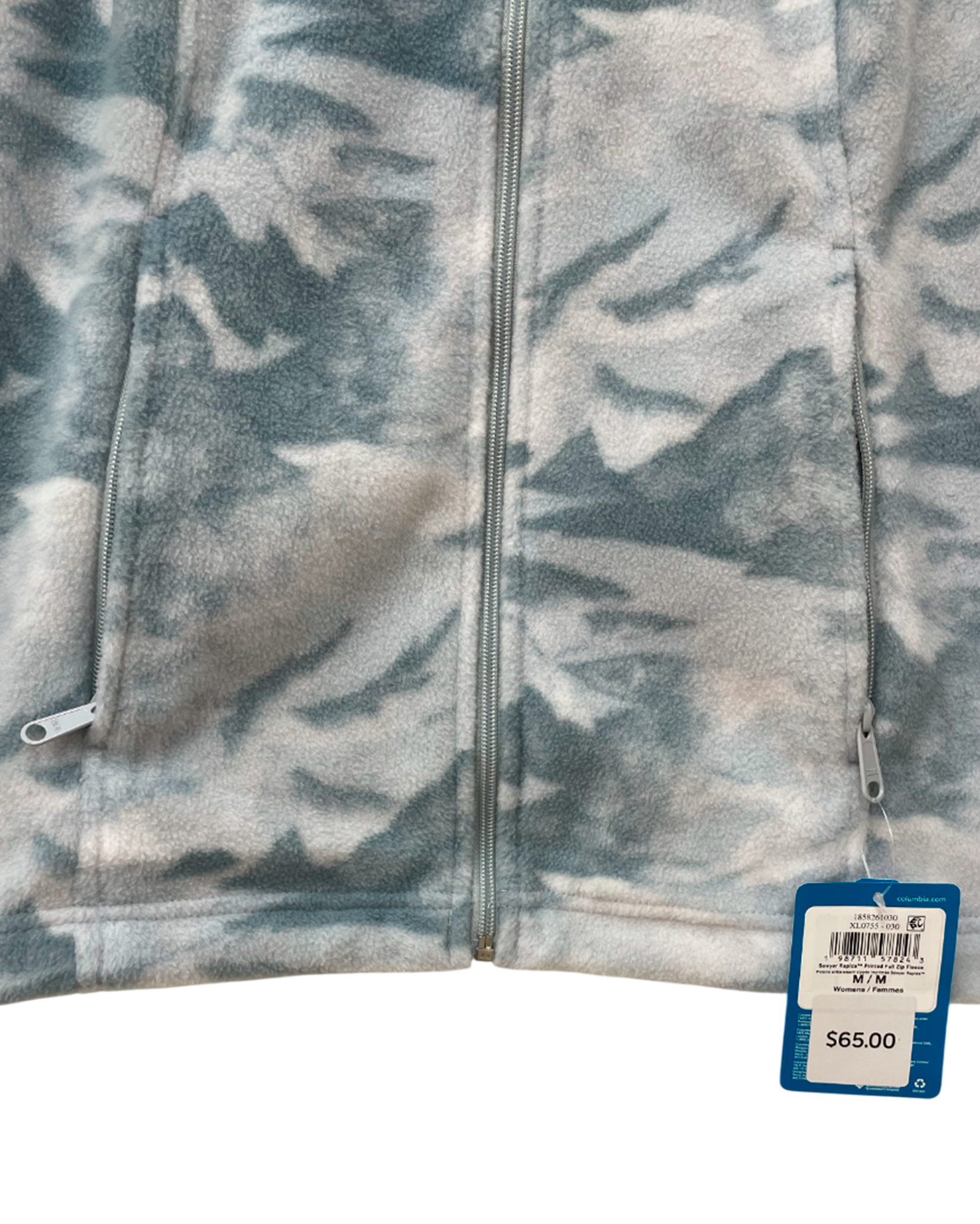 Casaca Polar Columbia Dama Celeste