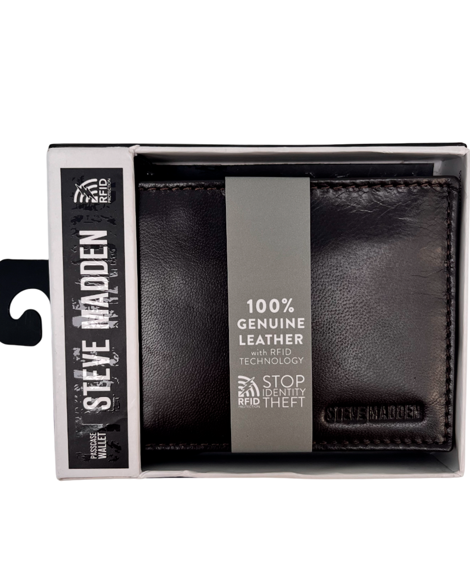 Billetera Steve Madden Marrón 100% Cuero