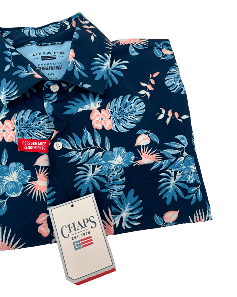 Camisa Hawaiana Chaps.