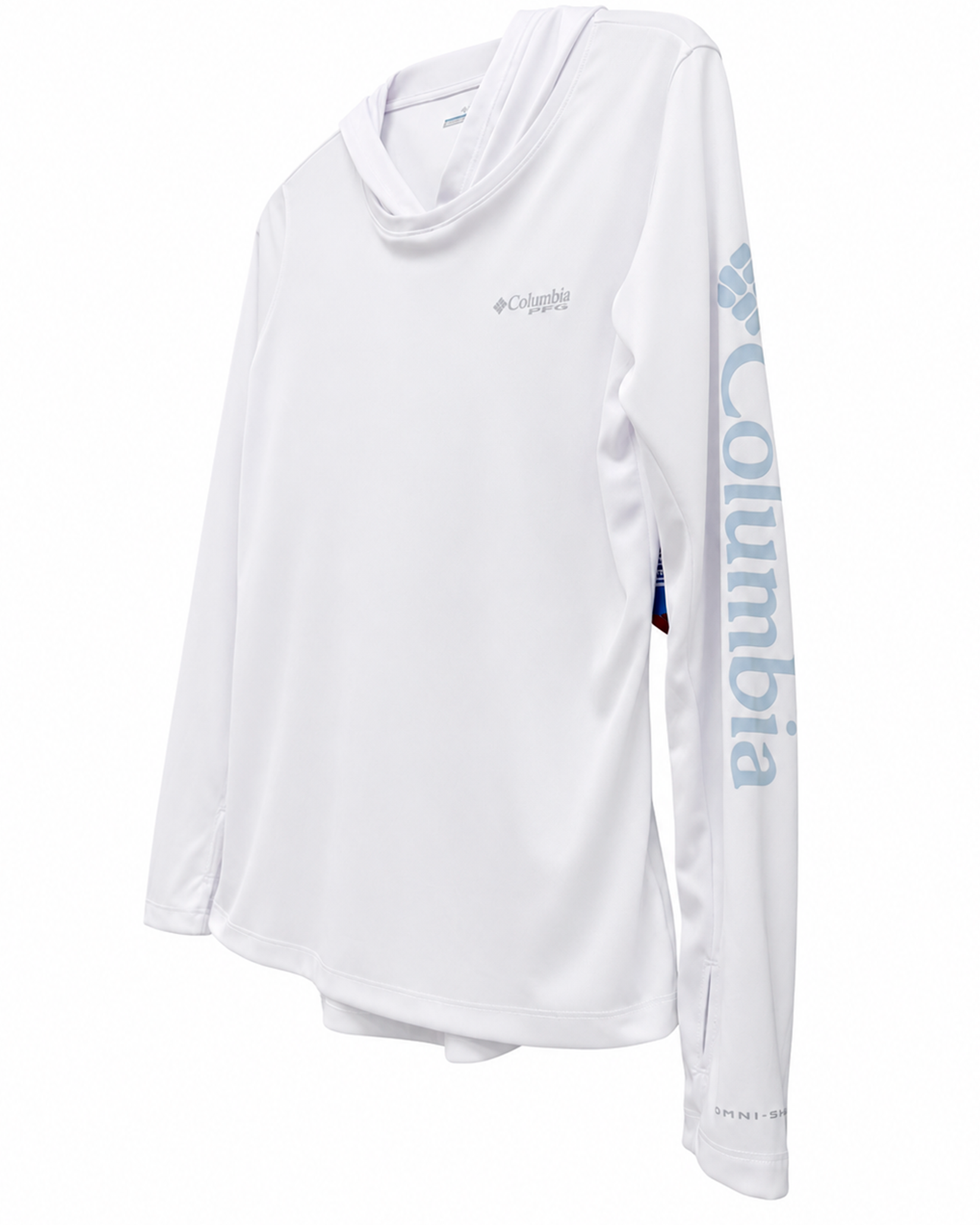 Hoodie Manga Larga Columbia PFG Dama