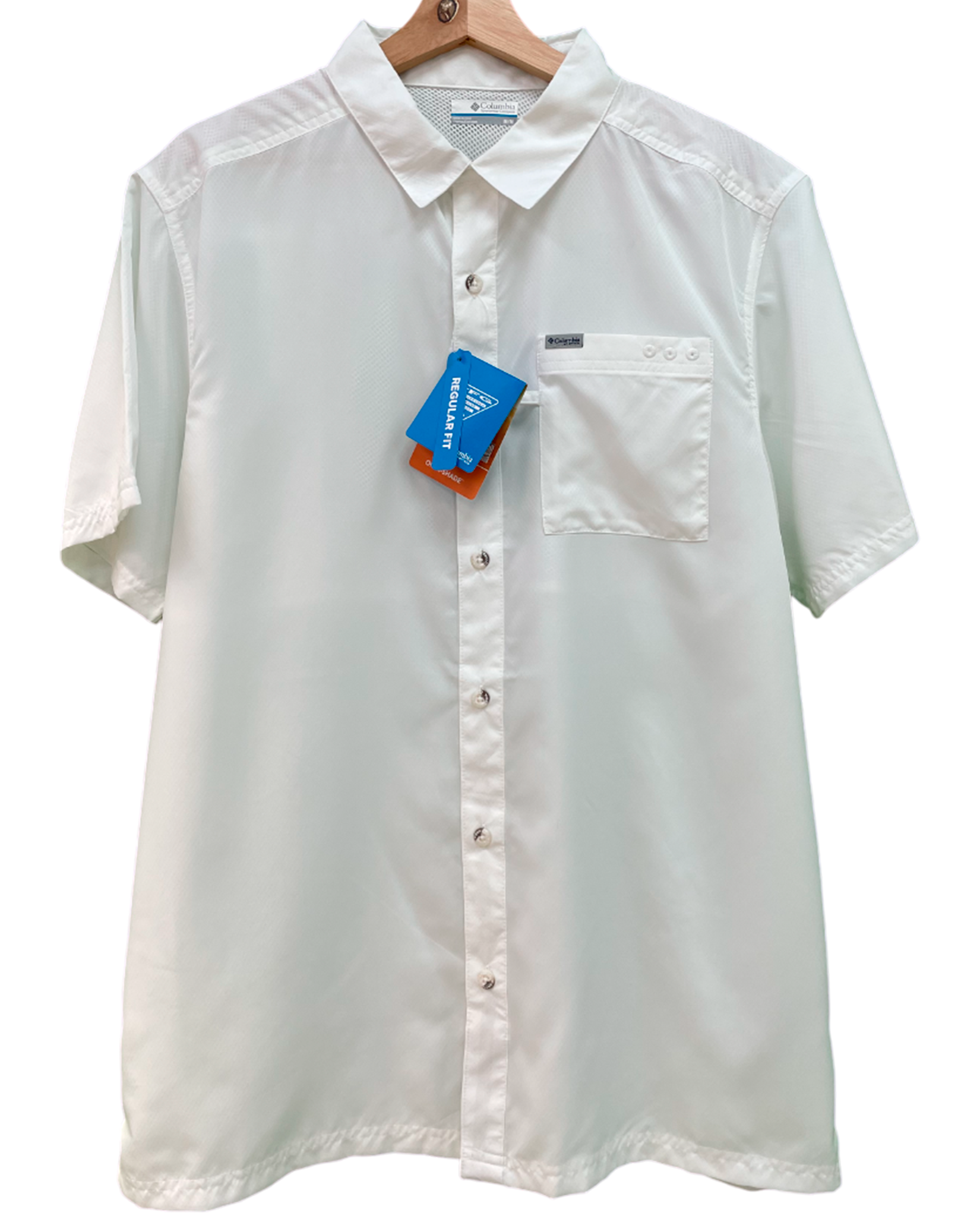Camisa Columbia PFG Blanca