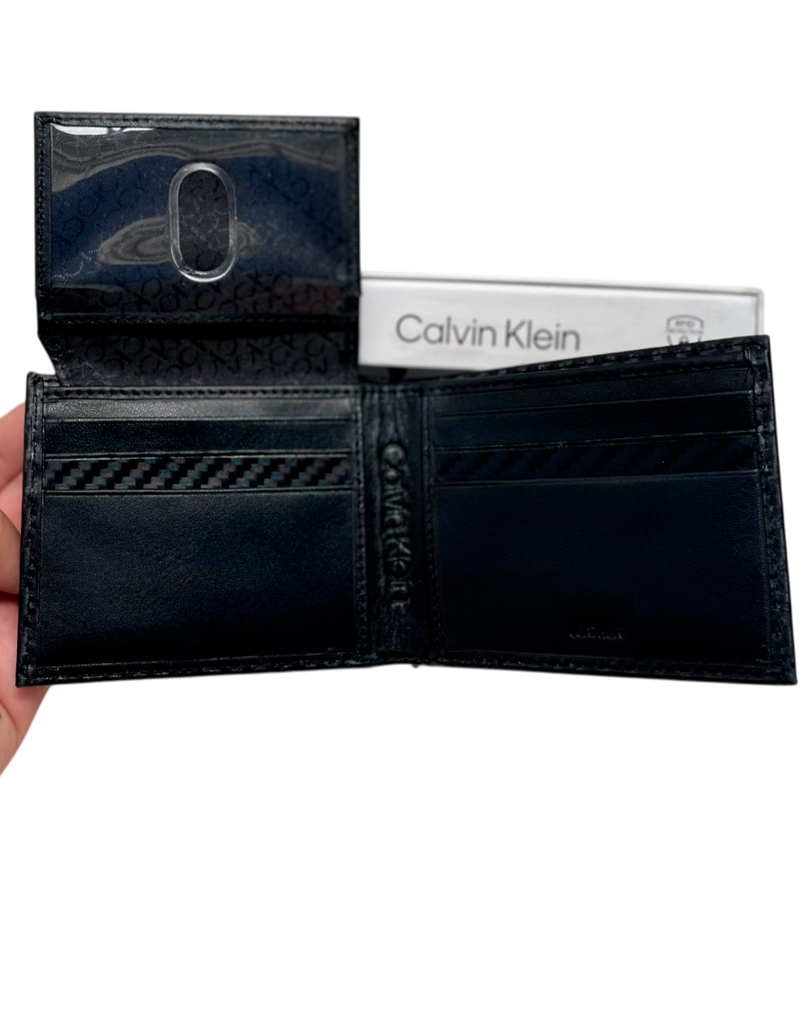 Billetera 100% Cuero Calvin Klein