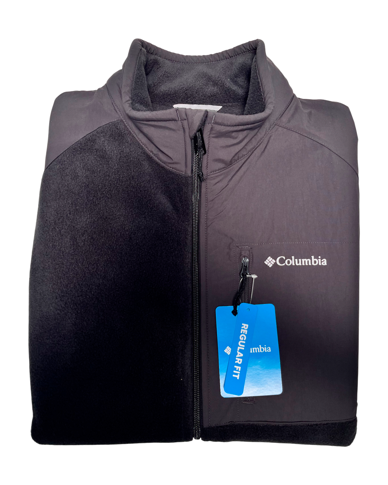 Chaleco Polar Columbia Negro/Gris