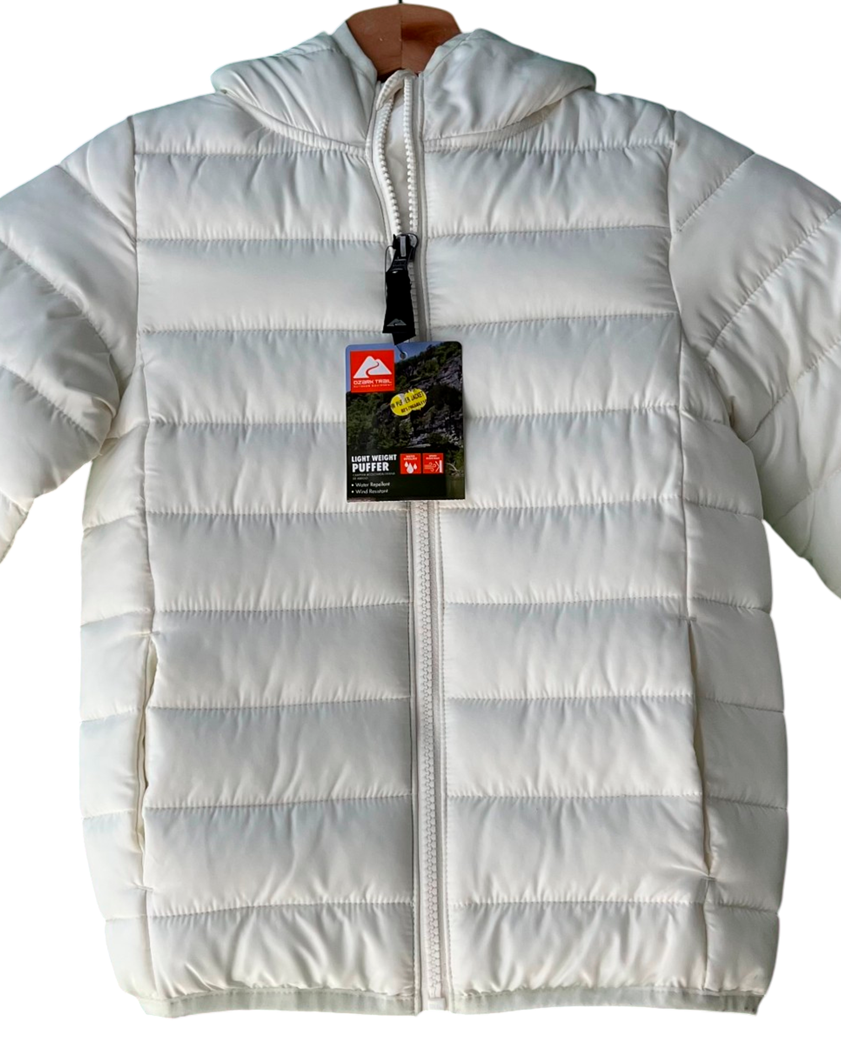 Casaca Puffer Ozark Trail Crema Niño