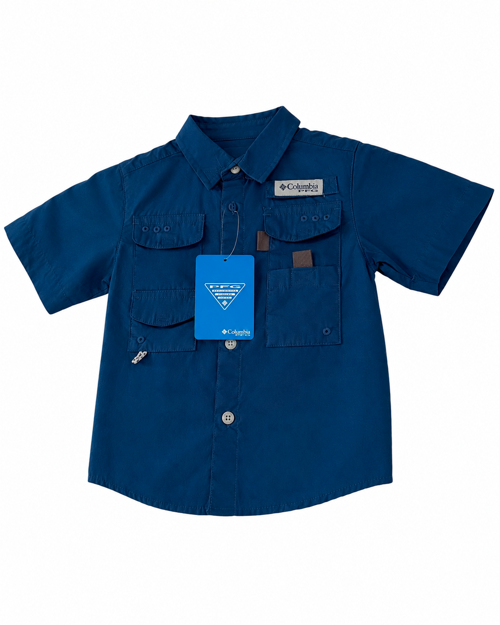 Camisa Columbia Kids Azul